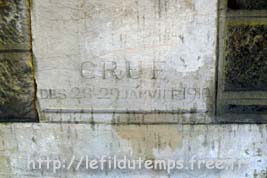 Inscription gravée