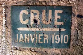 Plaque verte